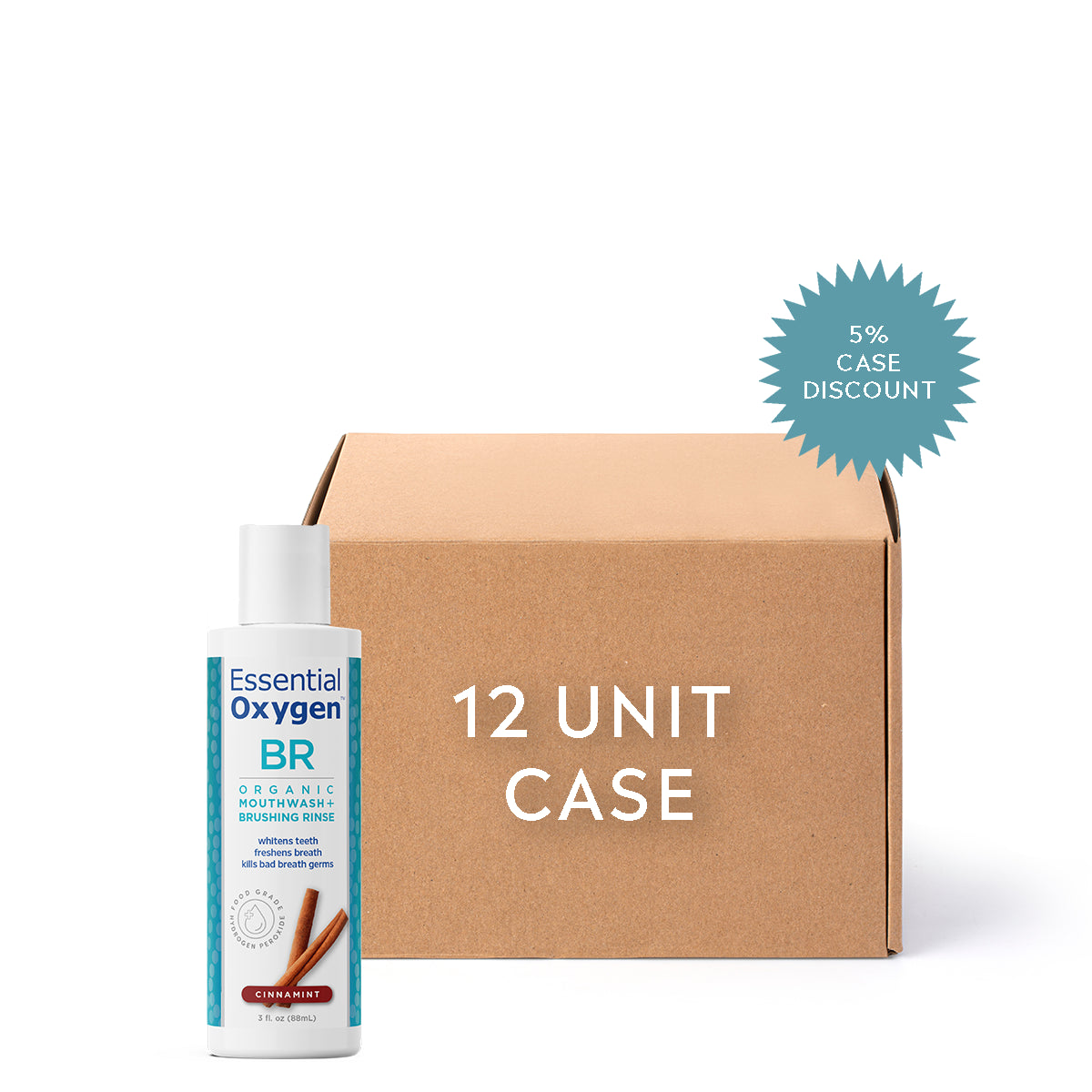 BR | Organic Mouthwash + Brushing Rinse | Cinnamint