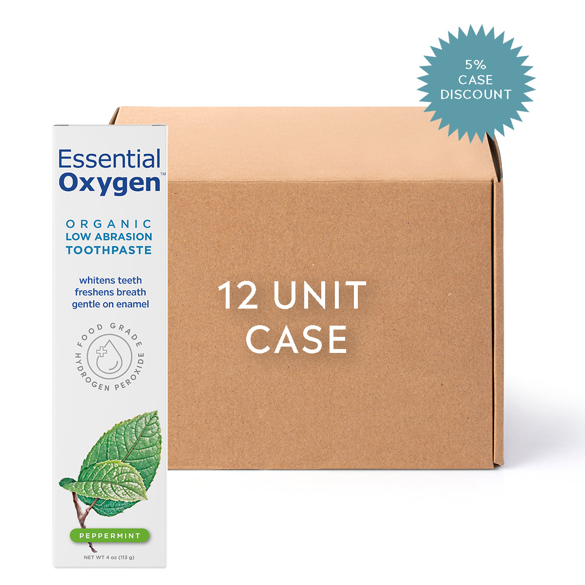 Organic Low Abrasion Toothpaste | Peppermint