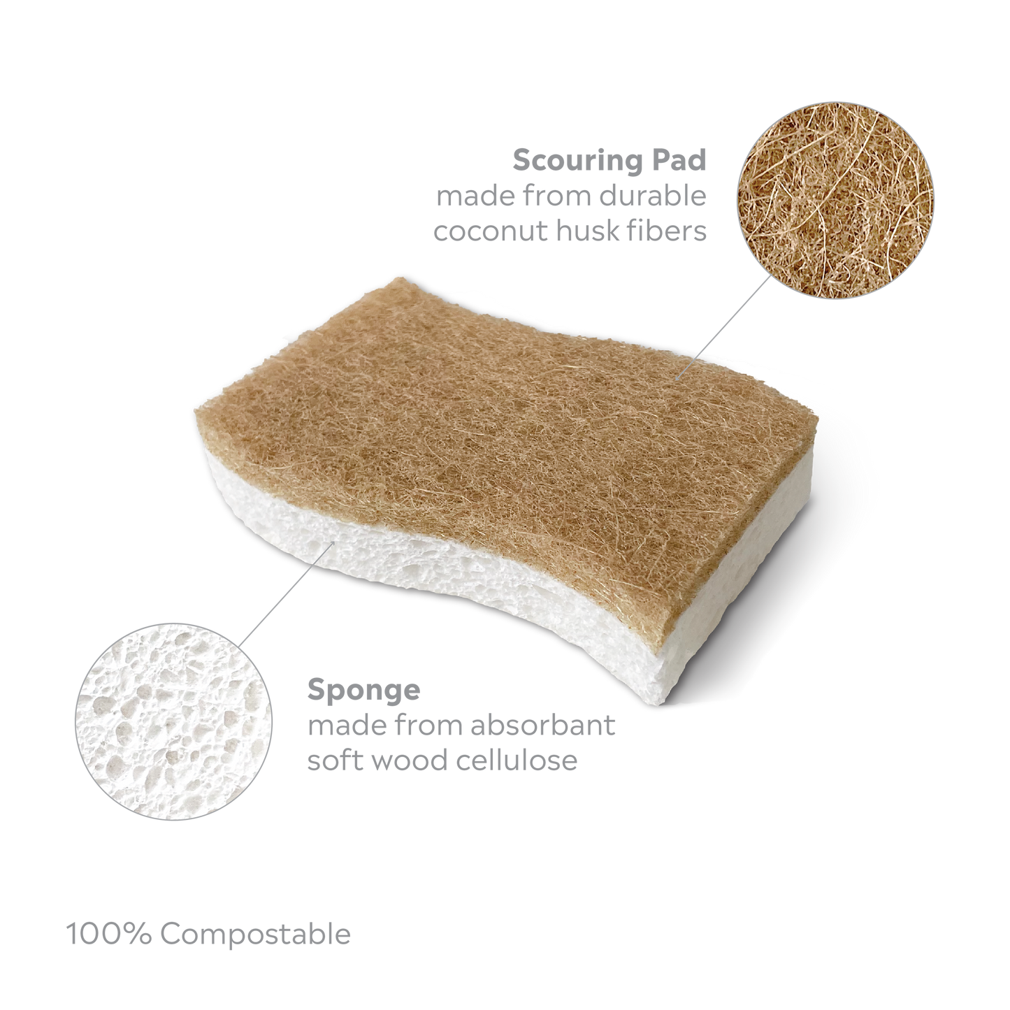 Biodegradable Sponges | 9 Pack