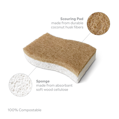 Biodegradable Sponges | 9 Pack