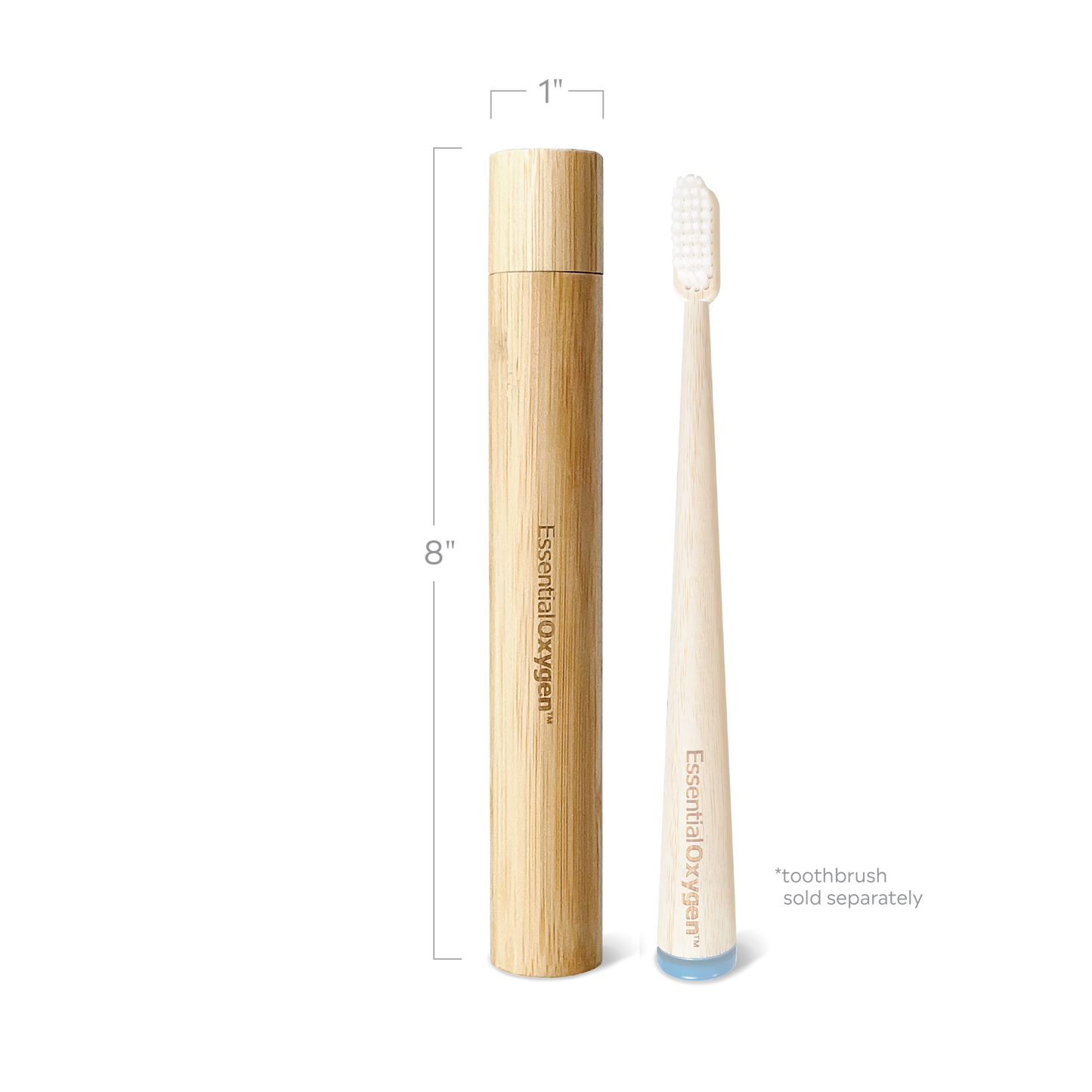 Organic Bamboo Toothbrush Case