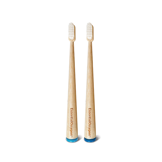 Organic Bamboo Toothbrushes | 2 Pack