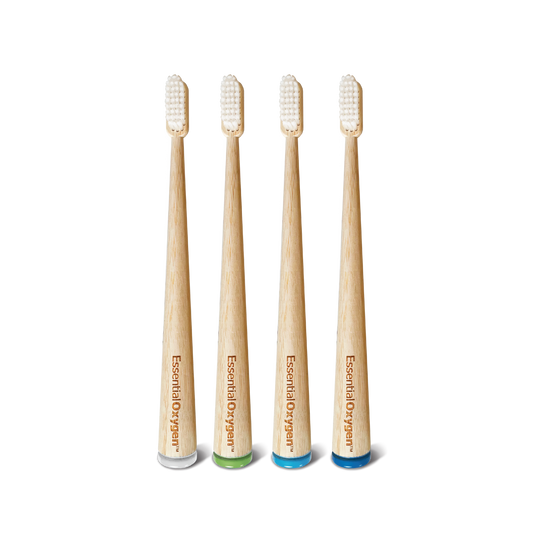 Organic Bamboo Toothbrushes | 4 Pack
