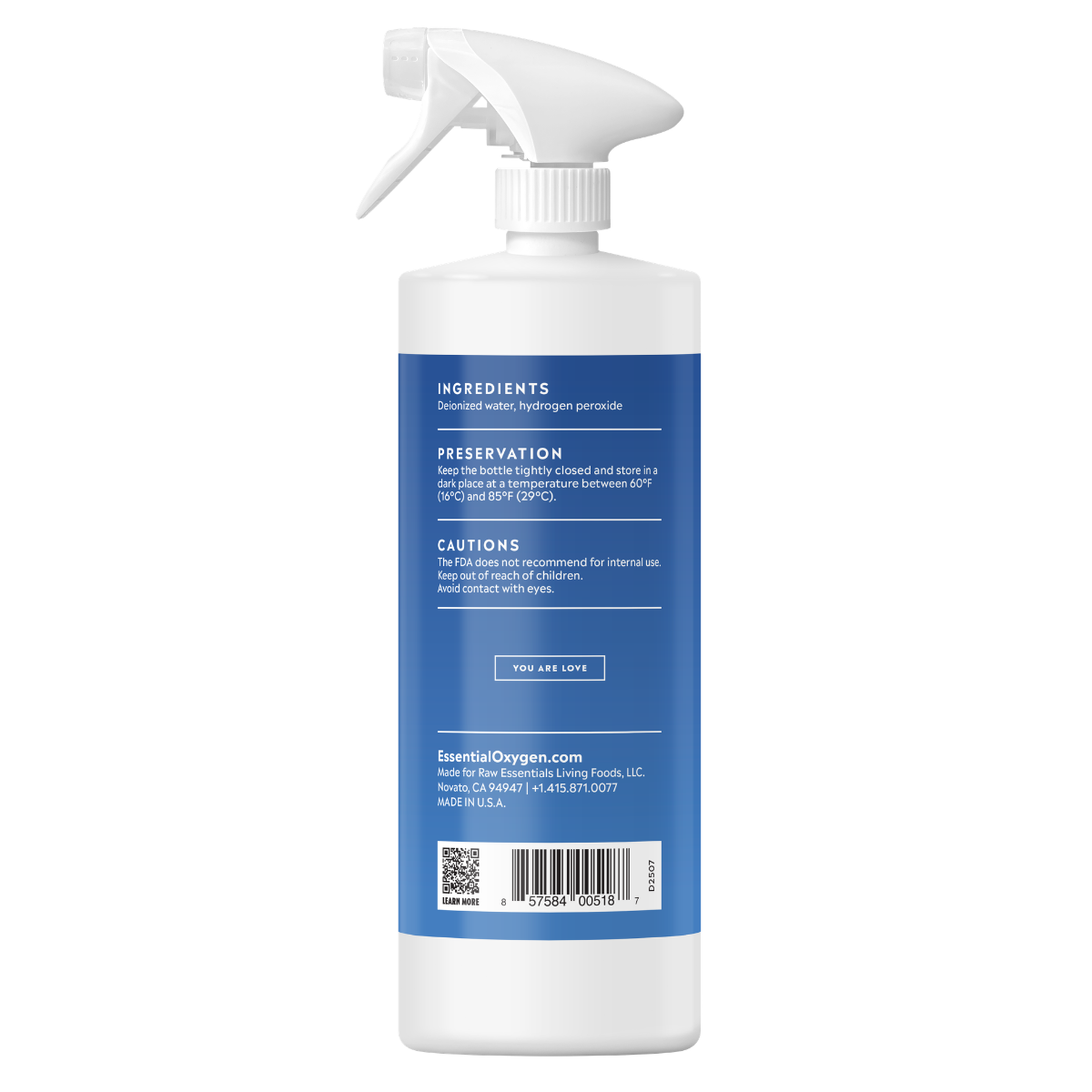 Food Grade Hydrogen Peroxide, 3%