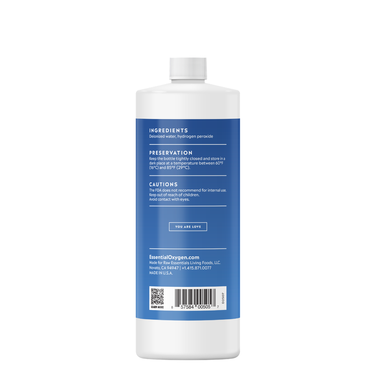 Food Grade Hydrogen Peroxide, 3%