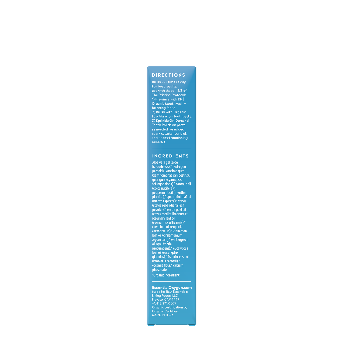 Organic Low Abrasion Toothpaste | Peppermint